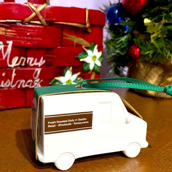 NWT 2016 Starbucks Coffee Tea Spices Truck Holiday Ornament‎ Collectible Decor ! - Picture 2 of 8